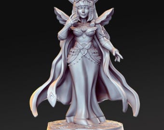 Meritamun Egyptian Lady, Cobra Princess, Pharaos Mistress 32mm Miniatures Role Playing Table top games, Fantasy,Dungeons and Dragons 5E