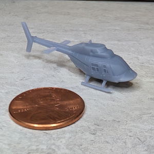 6mm Bell helicopter , Epic scale, Micro wars, 3D Resin Printed Near Modern War Flames Of War Team Yankee
