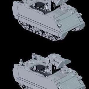 M901 ITV and M981 FIST  1/72 and 1/100 scale, 3D Resin Printed Near Modern War Flames Of War Team Yankee