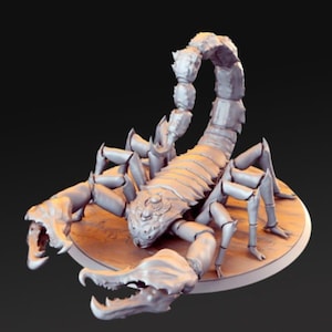 Tomb Scorpion, Scorpion Monster, Egyptian Monster, Desert Crab 32mm Miniatures Role Playing Table top games, Fantasy,Dungeons and Dragons 5E