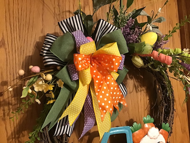 Bunny Wreath Truck Decor Front Door Easter Wreath Easter Wreath Easter Truck Wreath Easter Decor Easter Spring Wreath