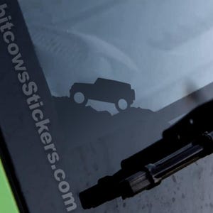 Adesivo per parabrezza di ricambio OEM, uno a sinistra e uno a destra (2 pezzi) Attivo