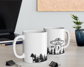 I want to leave ufo alien mug for coffee or tea