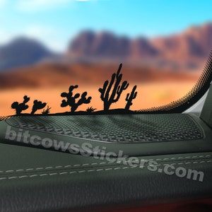 Decalcomania per parabrezza Cactus Adesivo cactus Adesivo Arizona Uovo di Pasqua