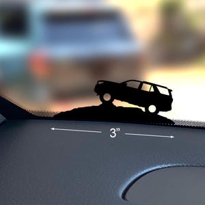 4Runner フロントガラス オン ヒル デカール ステッカー イースターエッグ (2 枚)