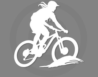Action Mountainbike Windschutzscheibe am Hügel Decal Sticker Osterei 2  count -  Österreich