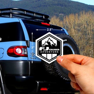 FJ Cruiser Adventure window sticker decal