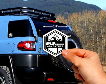 FJ Cruiser Adventure window sticker decal