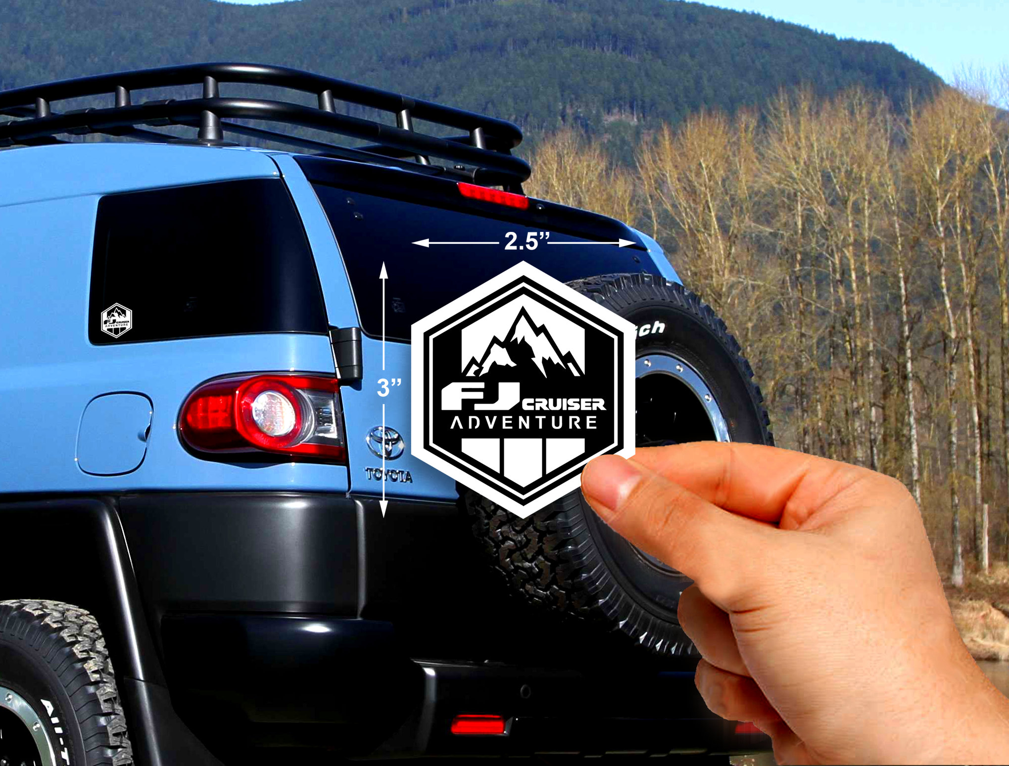 FJ Cruiser Adventure Window Sticker Decal - Etsy