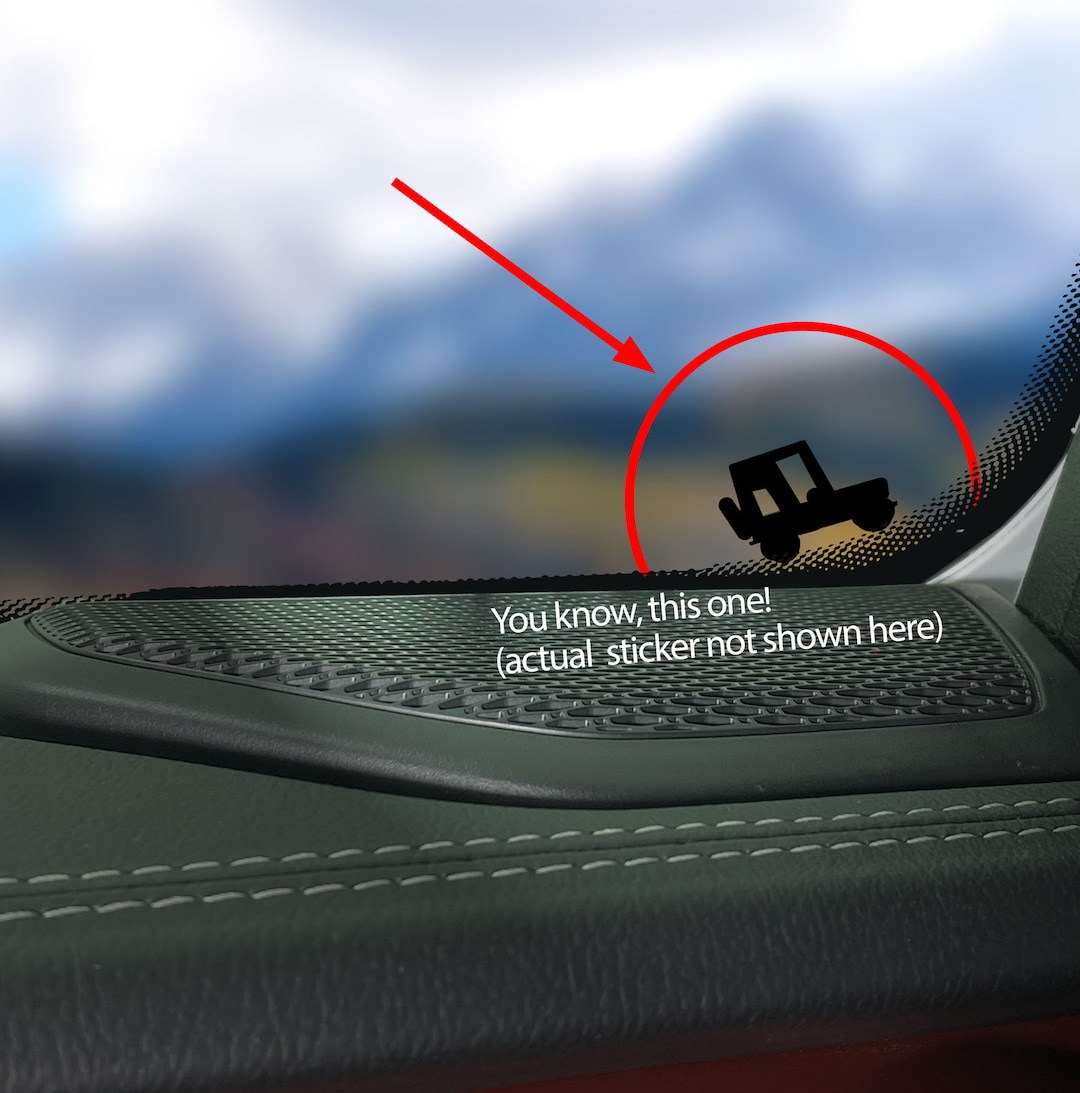 Original OEM Replacement Windshield Decal Sticker (2 Count) - Etsy