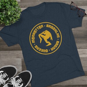 Bohemian New York Men&#39;s Tri-Blend Crew Tee