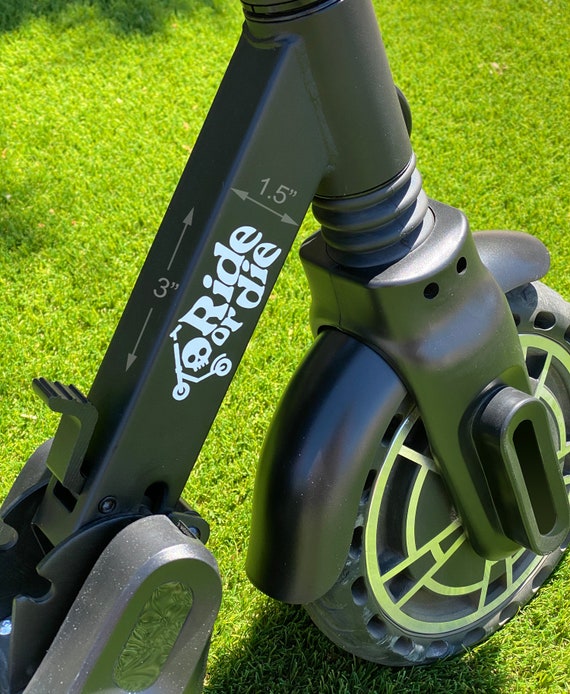 Ride or Die Electric Scooter Sticker Decal