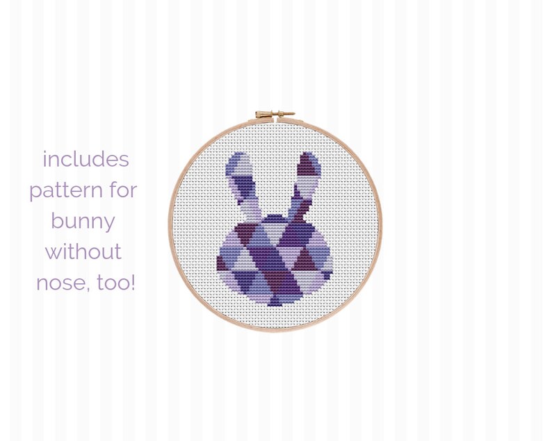 Learn To Cross Stitch With This Cute Modern Easter Cross Stitch Pattern It S Easy Great For Beginners Bunny Cross Stitch Pattern Kits How To Craft Supplies Tools Dekorasyonu Net