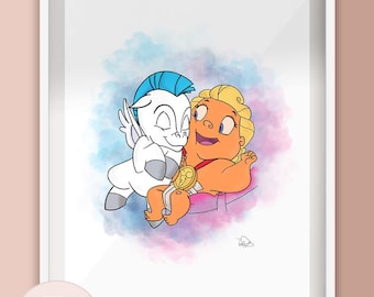 ディズニー モアナ イラストプリント - A5 A4 または A3 - Etsy 日本