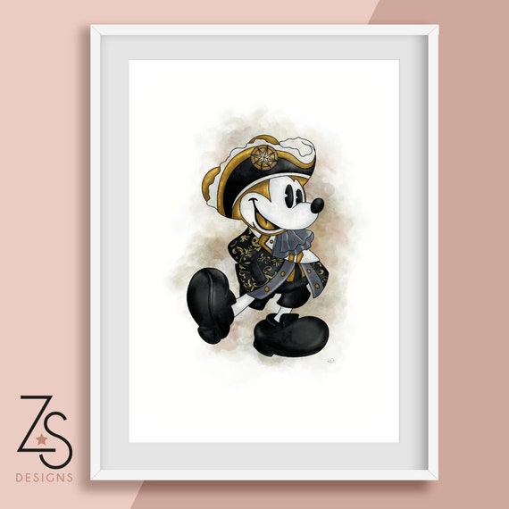 海賊ミッキー - パイレーツ・オブ・カリビアン マウスのイラスト