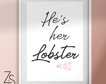 He&#39;s her lobster print - phoebe quote, friends