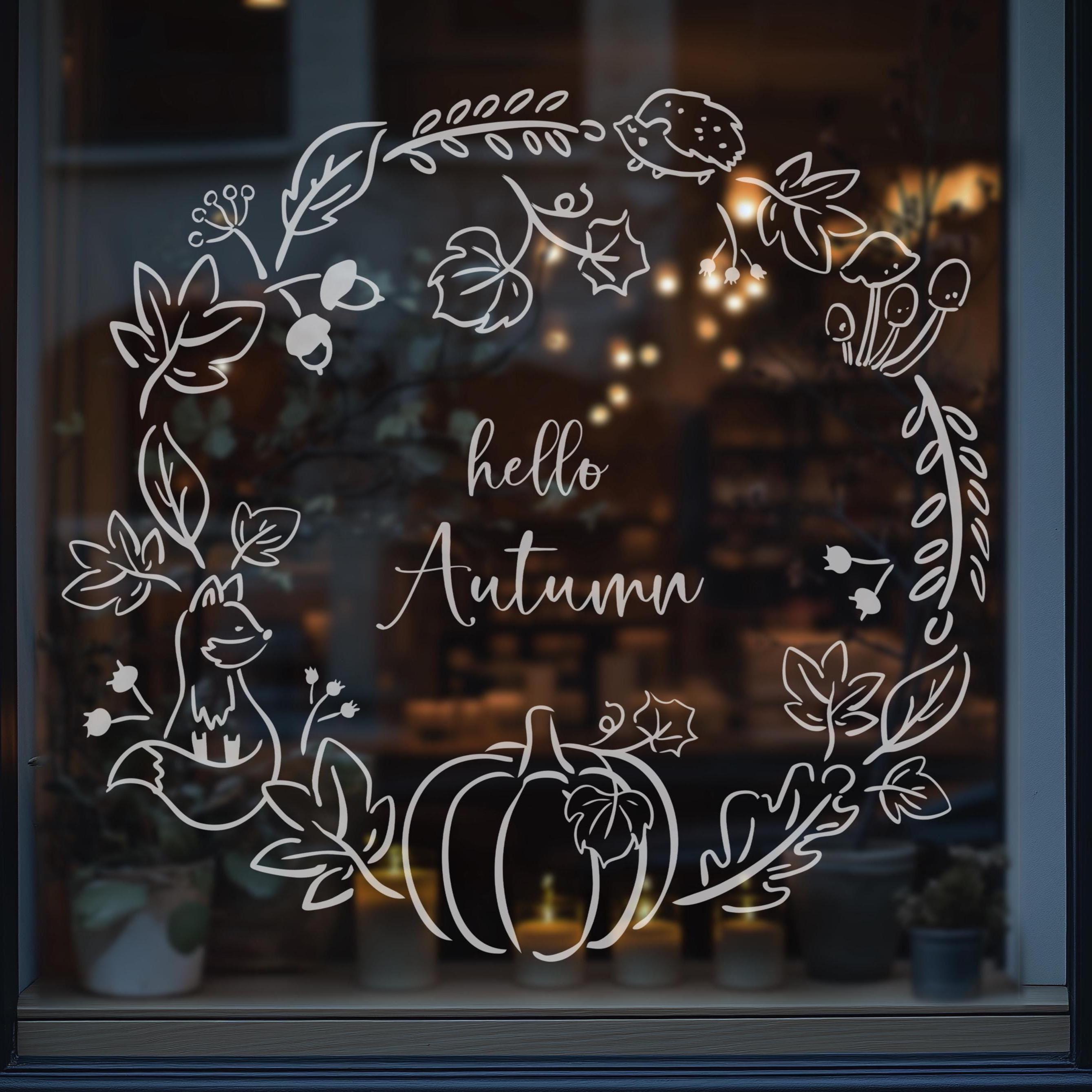 Autumn Window Drawing Ideas