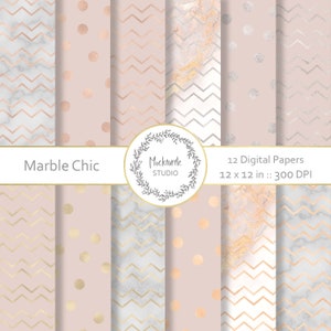 Marmor digitales Papier - Marmor Clipart - Marmor Scrapbook Papier - Marmor Textur - Kommerzielle Nutzung