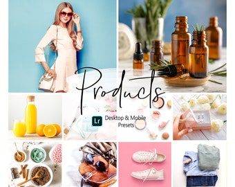 10 Products Lightroom Presets | Desktop & Mobile | Clean and Bright | Professional Blogger Instagram Preset