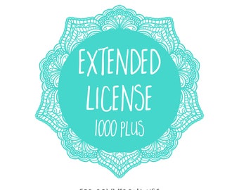 Extended license for Commercial Use - Clipart, Digital Paper Pack, Overlays - mockturtlestudio