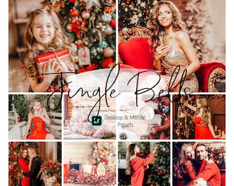 10 Jingle Bells Christmas Lightroom Presets | Desktop & Mobile Lightroom | Professional Holiday Preset, Christmas Presets, Blogger Instagram