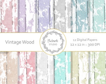 Rustic Wood digital paper - Wood clipart - Scrapbook paper, Wood Digital Paper, Rustic Wood Texture Digital Paper, Commercial use