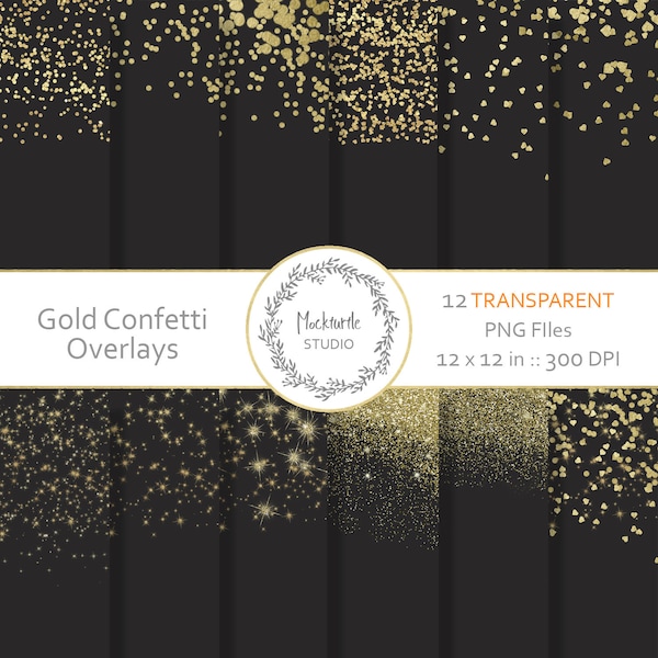 Gold Confetti - Etsy