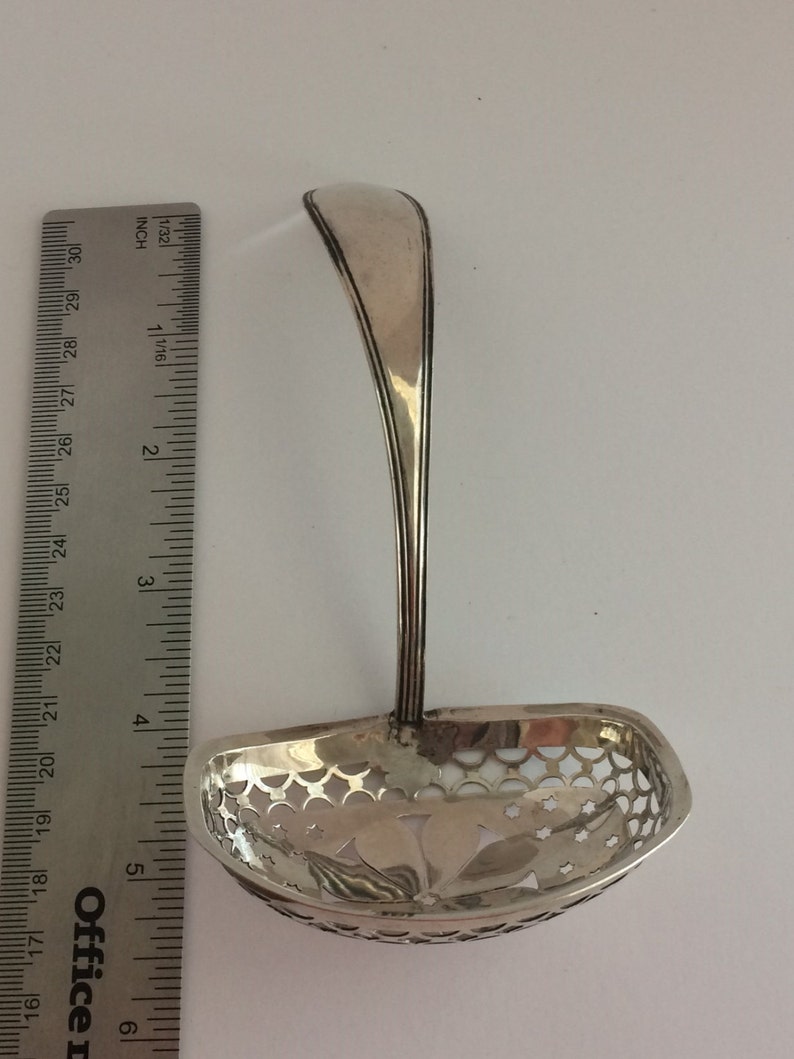 Sterling Powdered Sugar Spoon 1843 Etsy