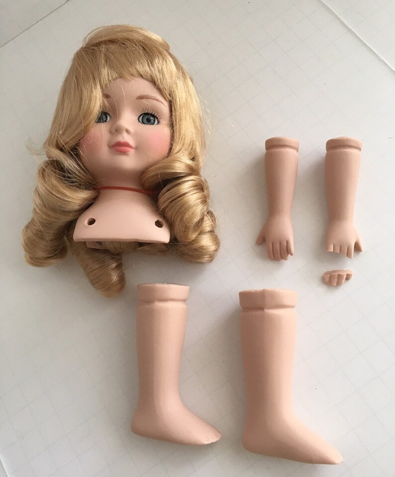 Porcelain doll parts Etsy