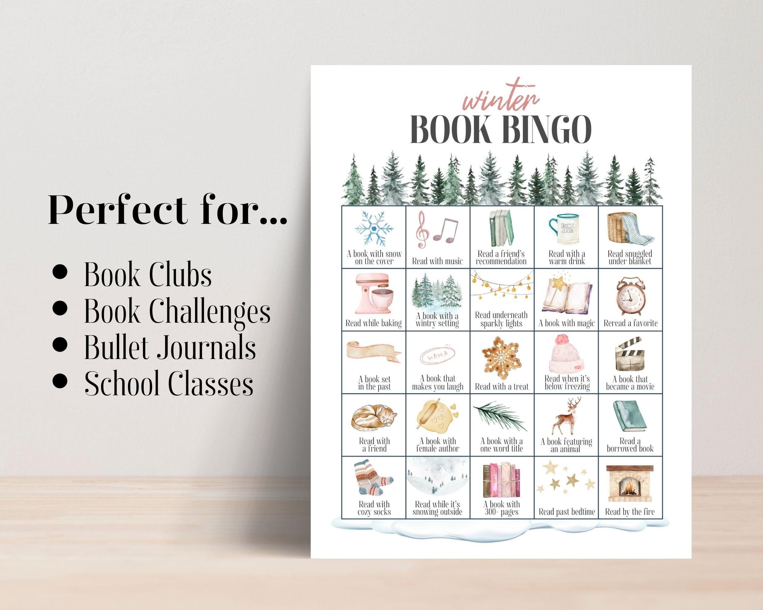 Winter Book Bingo & TBR Reading Challenge | Winter-themed Adult Book ...