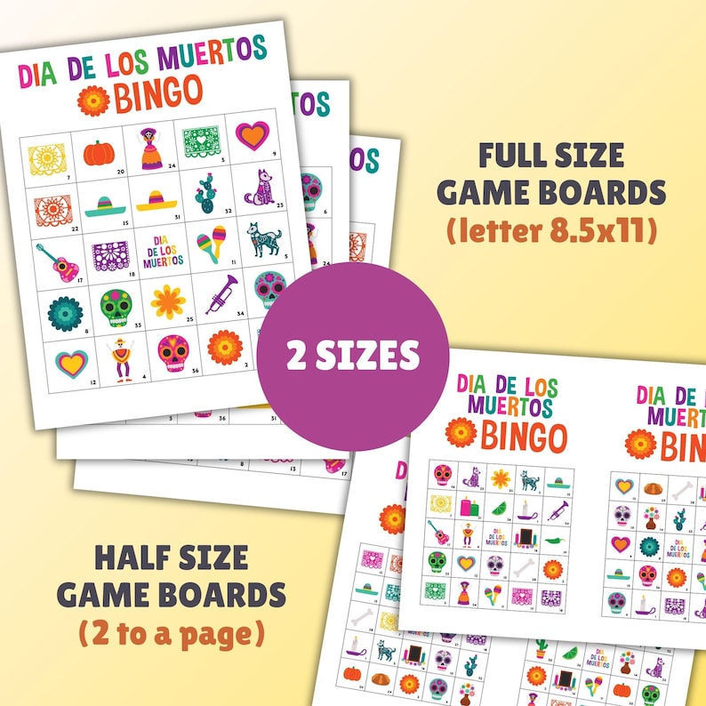 Dia De Los Muertos Bingo - Printable Day of the Dead Activity - 50 ...