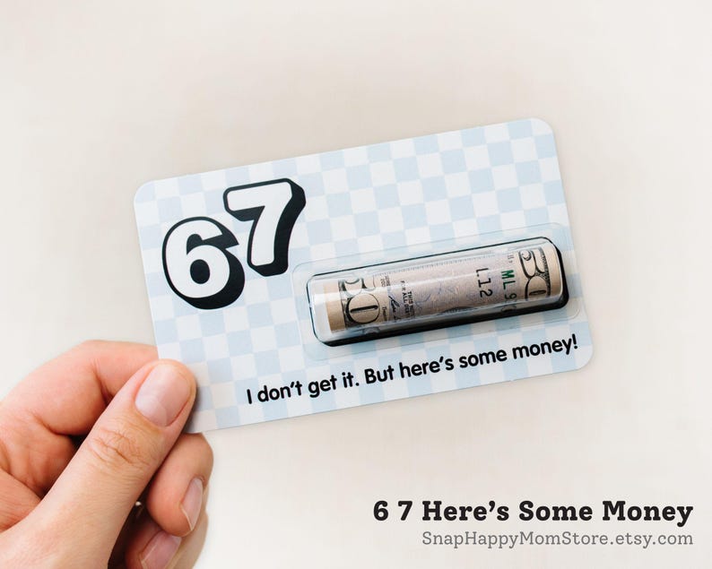 Regalo divertido en efectivo para el día de San Valentín: lindo obsequio para guardar dinero: regale dinero en efectivo a un niño o niña adolescente o preadolescente. 67 Here's Some Money