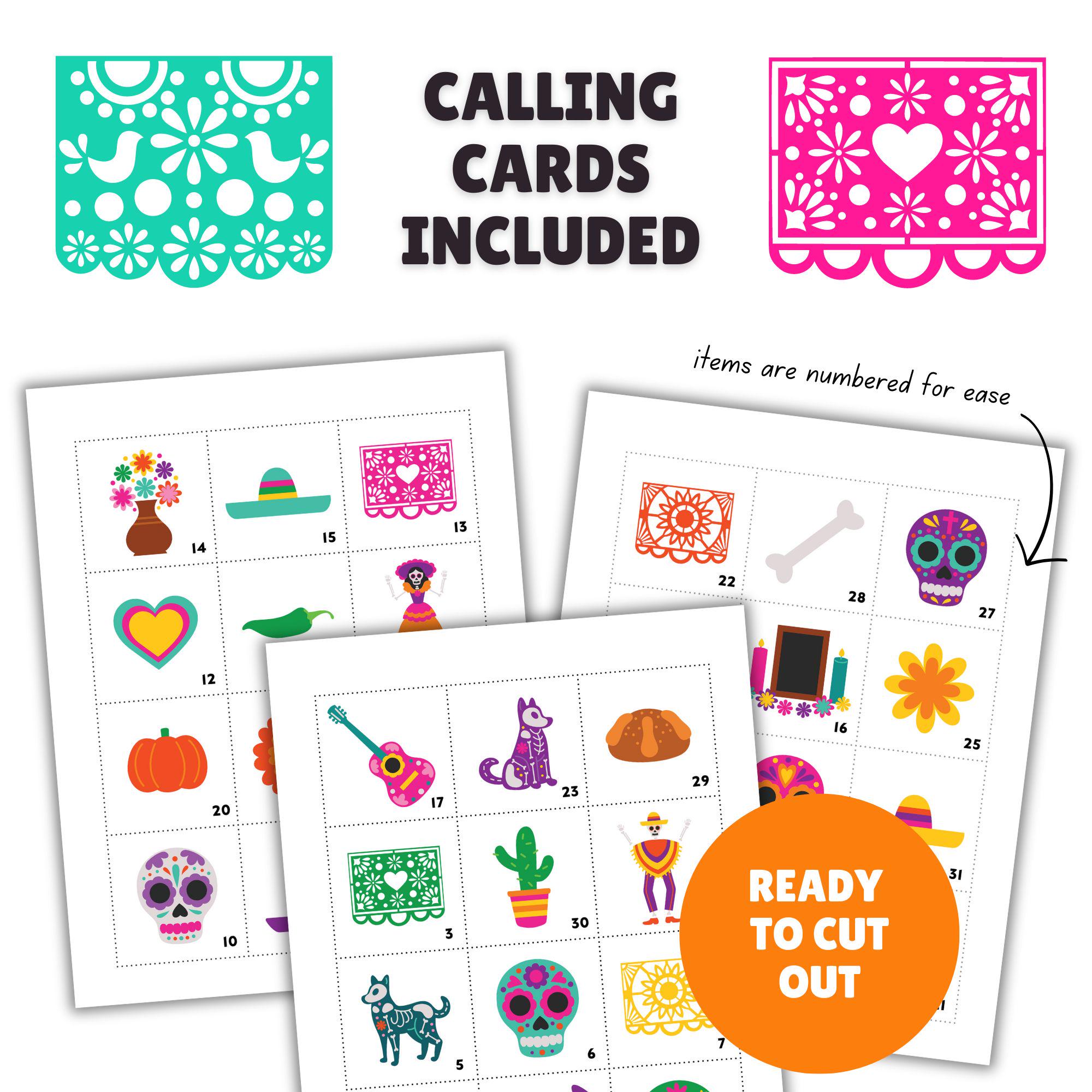 Dia De Los Muertos Bingo - Printable Day of the Dead Activity - 50 ...