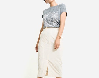 Pencil organic cotton skirt/ elegant skirt/ maxi skirt/new long skirts organic cotton/ casual skirt/ higt waist skirt