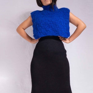 Alpaca knit sweater vest| hand knit wool vest| vest women| alpaca vest| felted vest/ sustainable clothing| by SONQO