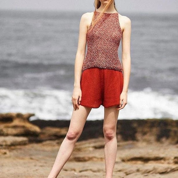 Crochet Pima Cotton Tank Top | Eco Friendly, Handmade