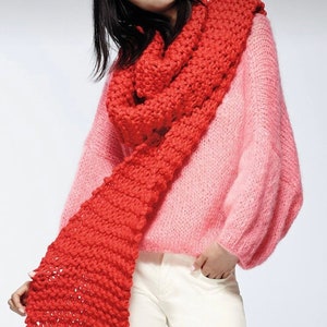 Chunky oversized knit Scarf alpaca| Alpaca Scarf| Gray Alpaca Scarf| Knit Alpaca Scarf| chunky scarf| Oversized Scarf