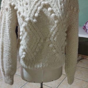 Alpaca Chunky knit Sweater| Loose knit sweater| turtleneck sweater| hand knit sweater| oversized sweater| knitted sweater| by SONQO