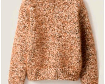Chunky Knit Alpaca Sweater | Oversized Pullover, Sustainable Clothing