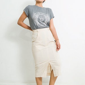 SALE Pencil organic cotton skirt/ elegant skirt/ maxi skirt/new long skirts organic cotton/ casual skirt/ higt waist skirt image 4