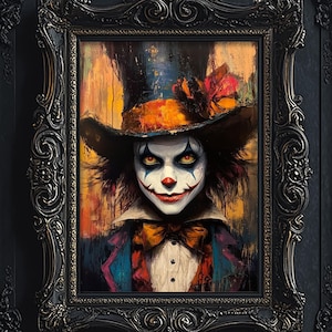 Mad Hatter Art Print, Alice in Wonderland Wall Decor, Dark Academia, Literature Gifts, Lewis Carroll Art, Cottagecore Aesthetic 6-GOT033