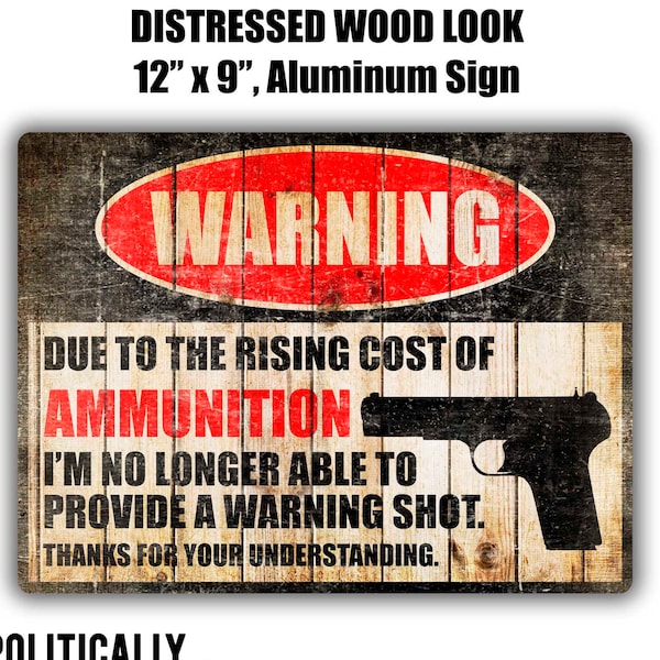 Funny Gun Sign No Trespassing Sign Metal Gun Sign 2nd Amendment Sign Aluminum Sign Gun Sign Man Cave Decor Gun Rights NRA Firearm Sign PIP1