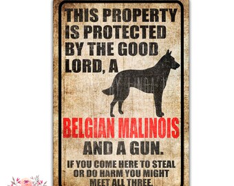 KEEP OUT SIGN OUTDOOR GARDEN SIGN DOG SIGN GERMAN SHEPHERD SIGN UNIQUE DOG GIFT