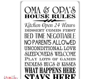 Gift For Oma And Opa Etsy