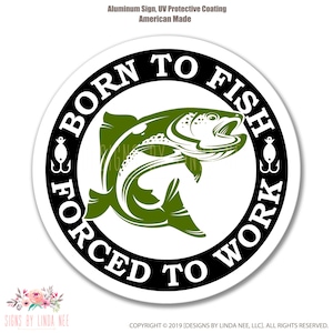 Fishing Sign Fishing Decor Bass Fishing Gift for Fisherman SPO5