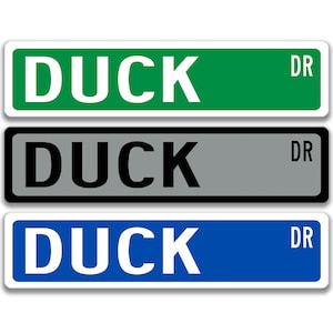 Duck Sign, Duck Decor, Duck Lover Gift, Custom Duck Owner Gift, Metal Duck Sign, Waterfowl, Hunter Gift, Pond Sign, Lake Sign 8-SSA008