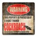 Funny Cockroach Sign, Cockroach Gift, Cockroach Warning Sign, Gift for ...