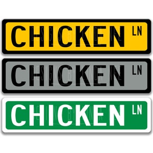 Chicken Sign, Chicken Coop Sign Chicken Gift Chicken Lover Gift Custom Chicken Sign Chicken Owner Gift Metal Sign Novelty Sign Z-PIS103