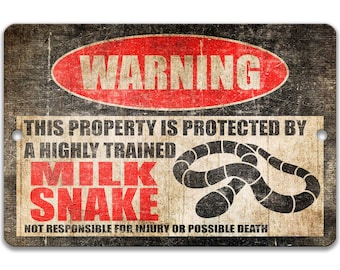Insegna con serpente del latte, decorazione per rettili, regalo per amanti dei serpenti, divertente arte con animali esotici