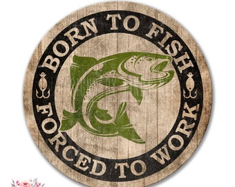 Fishing Sign Fishing Decor Bass Fishing Gift for Fisherman SPO6